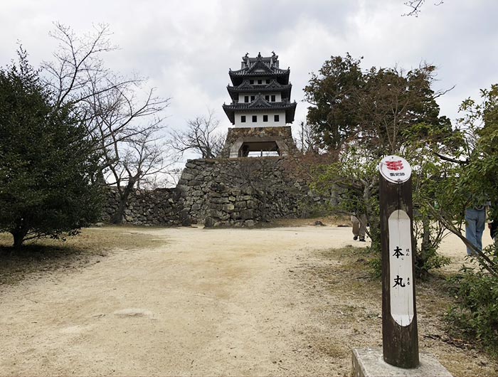 洲本城の本丸