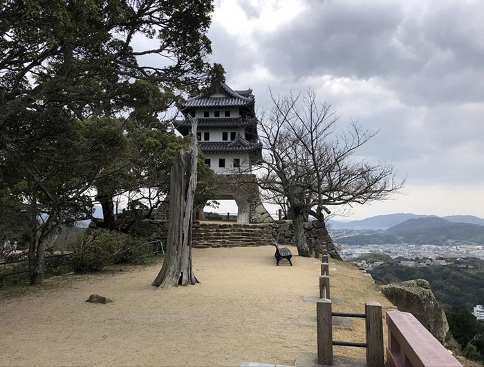 洲本城の模擬天守閣