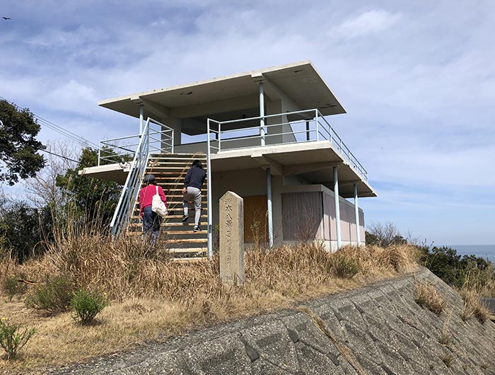 洲本八景3（紀淡海峡の朝明け）の展望台