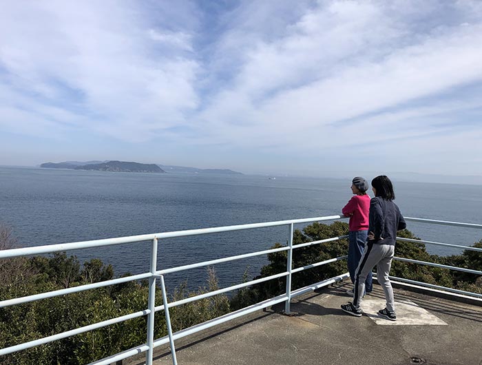 洲本八景3（紀淡海峡の朝明け）からの絶景