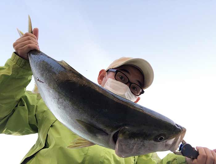 メジロが釣れた