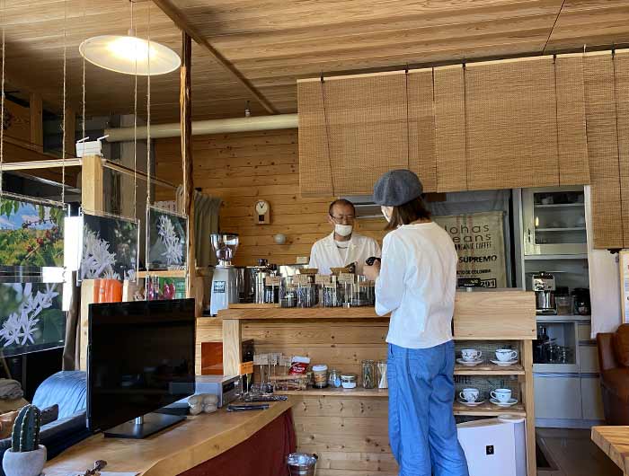 中野珈琲豆店の店内の様子