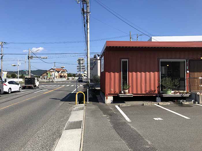 石窯ピザ丸の店舗外観