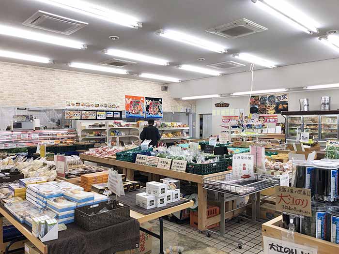 島のめぐみマルシェの店内の様子