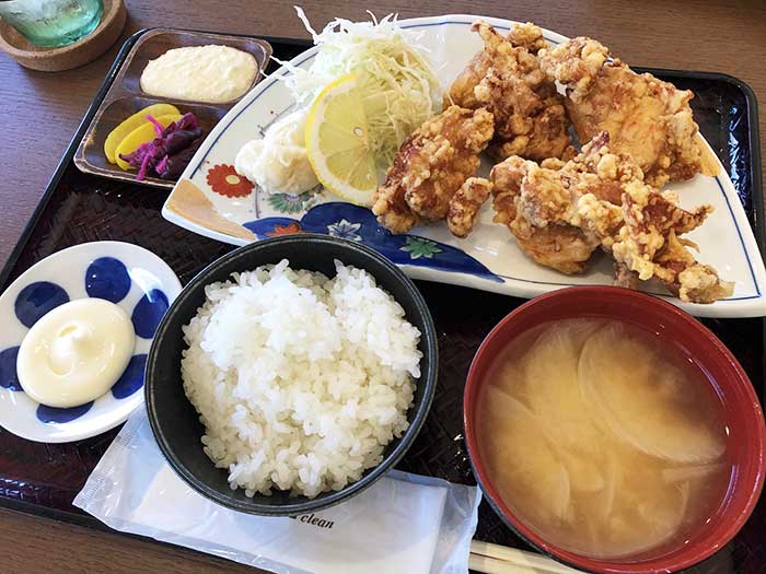 ももの唐揚げ定食