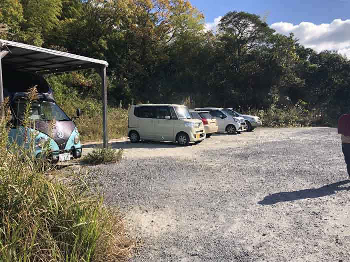 ふくカフェの駐車場