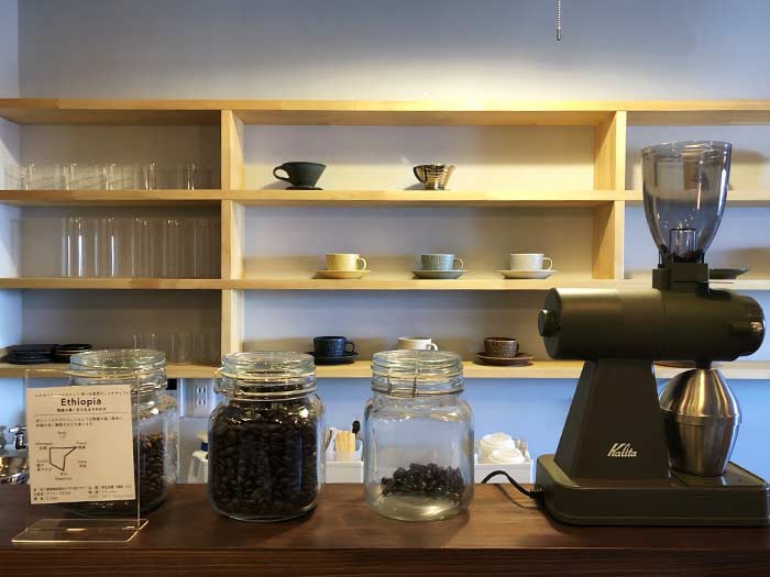 IWAYA COFFEE（岩屋珈琲店）のカウンター