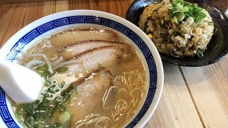 チャーシュー麺と高菜チャーハン