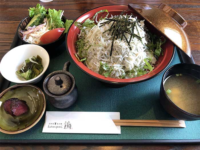 超山盛り釜揚げしらす丼