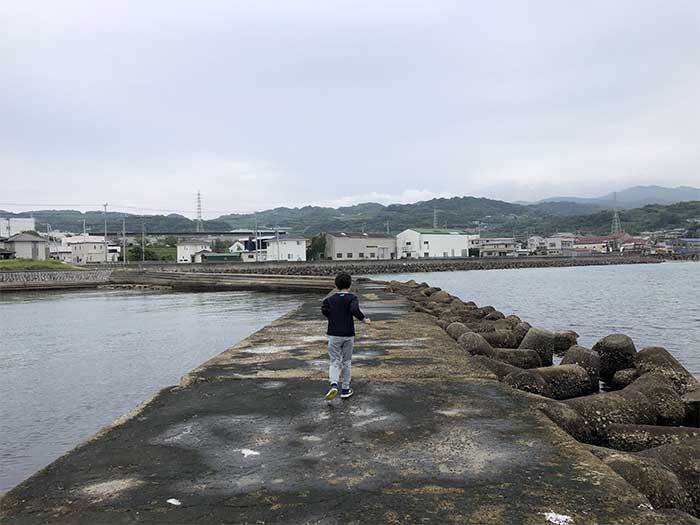 まぁちゃんの前の海