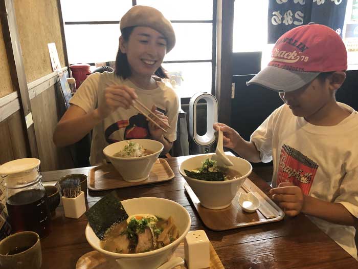 ぴかいちこみちでラーメンランチ