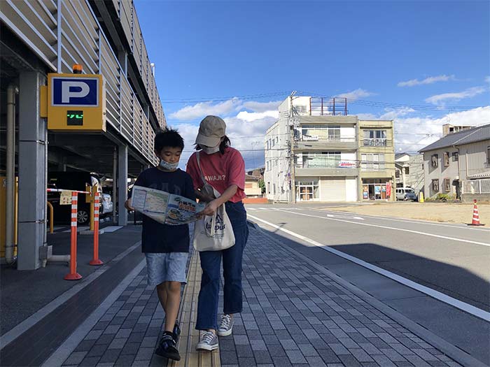 息子と奥さん