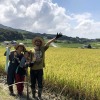 淡路島・鮎原米づくり2021 #14｜先日の台風で田んぼが水だらけ😭収穫前に溝掘り作業💦
