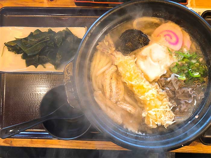 なべ焼きうどん