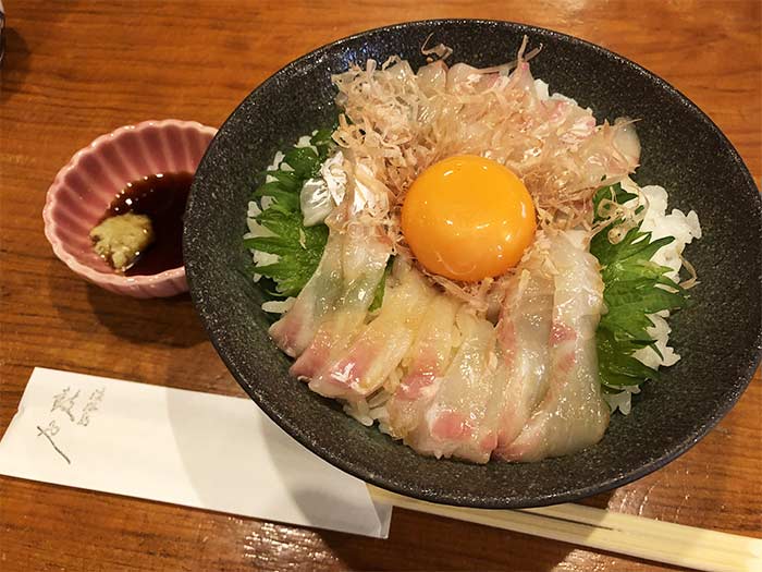 2日熟成鯛のトロトロ丼