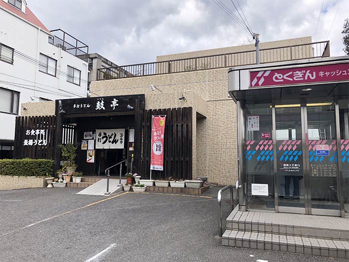 鼓亭の店舗外観