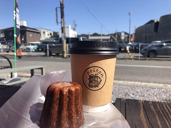 copanのカヌレとオリトンのコーヒー