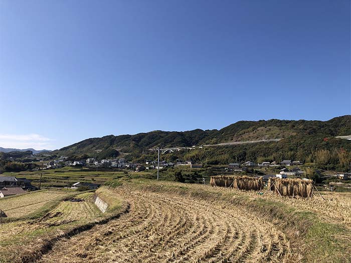 ソロルのお店の前の景色