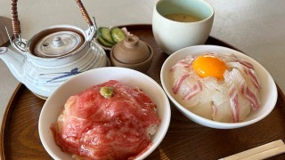 淡路ビーフと食べ比べ丼