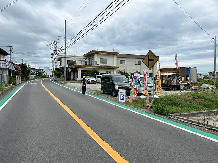 Awajingの店舗周辺の様子